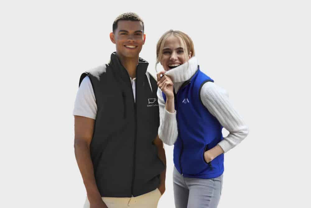 Gewatteerde softshell bodywarmer